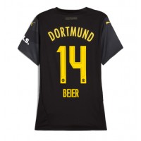 Borussia Dortmund Maximilian Beier #14 Replica Away Shirt Ladies 2024-25 Short Sleeve